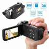 Picture of Digital Camcorder, DH-90 16X Digital Zoom 2.7 Inch Colourful Display Screen, High Definition Camera Image Video Shooting Camcorder US Plug 110-240V