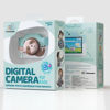 Picture of Kidamento Kids Digital Camera & Video Camcorder with Touchscreen, Soft Silicone Casing, Detachable Lens Cap, 32GB Memory Card - Model K Zippy The Sloth