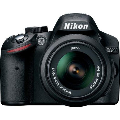Picture of Nikon D3200 24.2 MP CMOS Digital SLR with 18-55mm f/3.5-5.6 AF-S DX NIKKOR Zoom Lens (Renewed)
