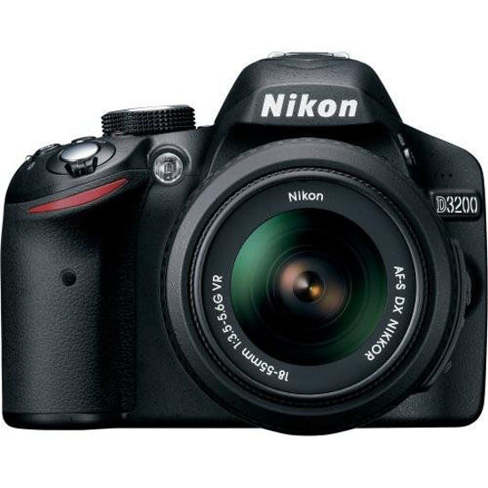 Picture of Nikon D3200 24.2 MP CMOS Digital SLR with 18-55mm f/3.5-5.6 AF-S DX NIKKOR Zoom Lens (Renewed)