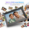 Picture of MaxAngel Digital Picture Frame 32GB Storage 10.1 Inch WiFi Electronic Photo Frame SD Card Slot IPS Touch Screen HD Display Auto-Rotate Slideshow Share Videos Photos Send Wishes via Uhale Remotely