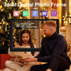 Picture of 10.1 Inch Digital Picture Frame with 32GB USB Flash Drive, KECAG 1920x1080 HD IPS Screen Digital Photo Frame, Motion Sensor, Video, Music, Share Moments via SD Card or USB, with Remote Control