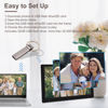 Picture of 10.1 Inch Digital Picture Frame with 32GB USB Flash Drive, KECAG 1920x1080 HD IPS Screen Digital Photo Frame, Motion Sensor, Video, Music, Share Moments via SD Card or USB, with Remote Control