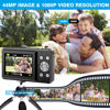 Picture of Digital Camera, Upgraded FHD 1080P Digital Camera with Strap 32GB SD Card 16X Digital Zoom Compact Point and Shoot Camera for Kids Portable Cameras Small Camera for Teens Boys Girls Seniors