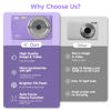Picture of Digital Camera for Teens, FHD 4K 44MP Digital Camera Purple with 64GB SD Card 16X Digital Zoom, Cameras for Photography Compact Point and Shoot Camera for Teen Boys Girls Kids Camera Digital Purple