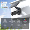 Picture of Tapo SolarCam C403 Kit, Outdoor Battery Camera w/Solar Panel, Wireless, 1080P, Free Person Detection, SD/Cloud Storage, Color Night Vision, Built-in Spotlights & Alarm, No Hub Needed, Black