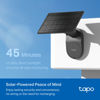 Picture of Tapo SolarCam C403 Kit, Outdoor Battery Camera w/Solar Panel, Wireless, 1080P, Free Person Detection, SD/Cloud Storage, Color Night Vision, Built-in Spotlights & Alarm, No Hub Needed, Black