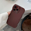 Picture of FABSPARK Phone Case for iPhone 15 Pro Max Case,Simple Wave Design Wavy Frame Soft Silicone Aesthetic for iPhone 15 Pro Max,Wine Red