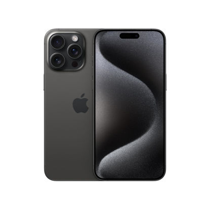 Picture of Apple iPhone 15 Pro Max, 256GB, Black Titanium - Unlocked (Renewed)