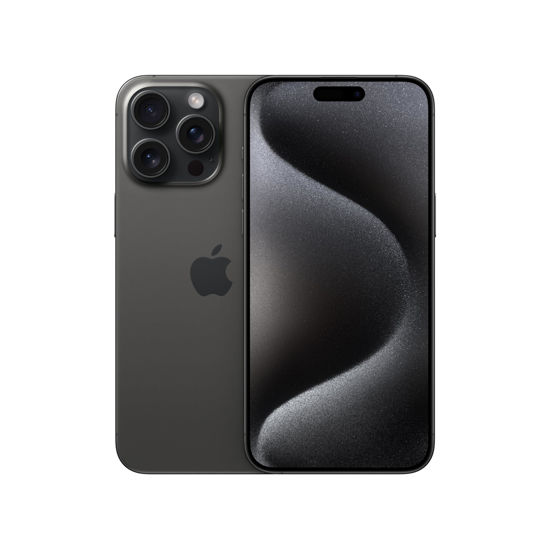 Picture of Apple iPhone 15 Pro Max, 256GB, Black Titanium - Unlocked (Renewed)