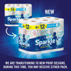 Picture of Sparkle Pick-A-Size Paper Towels, Spirited Prints, 6 Double Rolls = 12 Regular Rolls, Everyday Value Paper Towel With Full And Half Sheets