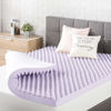 Picture of Best Price Mattress 3 Inch Egg Crate Memory Foam Mattress Topper with Soothing Lavender Infusion, CertiPUR-US Certified, Twin