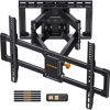 Picture of Perlegear UL Listed Full Motion TV Wall Mount for 42-85 inch TVs up to 132 lbs, TV Mount with Dual Articulating Arms, Tool-Free Tilt, Swivel, Extension, Leveling, Max VESA 600x400mm, 16" Studs, PGLF8