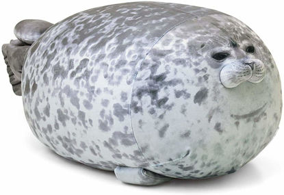Picture of MerryXD Chubby Blob Seal Pillow,Stuffed Cotton Plush Animal Toy Cute Ocean Large(23.6 in)…