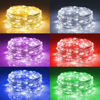 Picture of WATERGLIDE 12 Pack Fairy Lights Battery Operated (Included), 6.5ft 20 LED Mini String Lights, Waterproof Silver Wire Firefly Starry Lights for DIY Wedding Christmas Party Mason Jars Decor, Multicolor