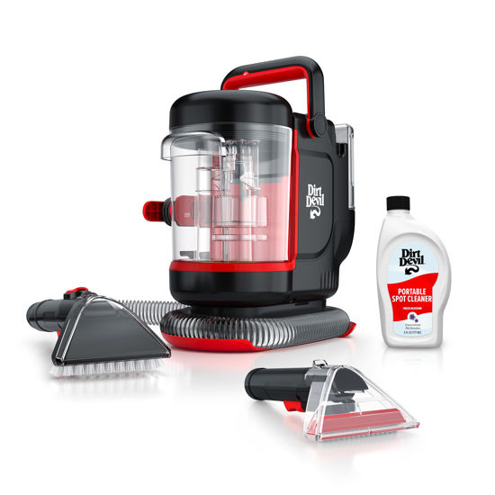 Picture of Dirt Devil Portable Spot Cleaner Machine for Carpet and Upholstery, Powerful Suction Spot Cleaning Machine with Versatile Tools, Pair with Dirt Devil Portable Spot Cleaner Solution