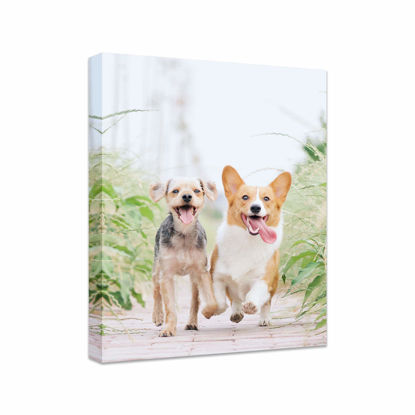 Picture of Personalized Photo to Canvas Print - Canvas Prints With Your Photos on Custom Wall Art for Bedroom, Living Room, Wedding Baby Pet Family Picture Framed Wall Art (6" W x 8" H)