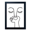 Picture of AIANHUA Black and White Bathroom Wall Decor Bad Smell Humorous Wall Art Funny Guest Toilet Picture Print Painting Modern Minimalistic Bathroom Sign