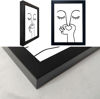 Picture of AIANHUA Black and White Bathroom Wall Decor Bad Smell Humorous Wall Art Funny Guest Toilet Picture Print Painting Modern Minimalistic Bathroom Sign