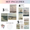 Picture of 97 Decor Coastal Vintage Wall Art - Large Seascape Wall Art, Nautical Vintage Wall Decor, Vintage Sea Landscape Wall Art Prints, Antique Sailboat Nautical Art Pictures for Home Bedroom (8x10 Unframed)