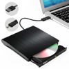Picture of External DVD Drive USB 3.0 Type-C CD Burner Portable CD +/-RW Drive DVD Player for ROM Rewriter Burner Compatible with Laptop Desktop PC Windows MacBook Linux Mac OS