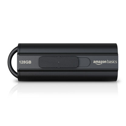 Picture of Amazon Basics 128 GB Ultra Fast USB 3.1 Flash Drive, Black