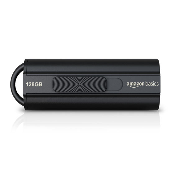 Picture of Amazon Basics 128 GB Ultra Fast USB 3.1 Flash Drive, Black