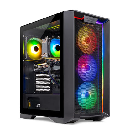 Picture of Skytech Gaming Nebula Gaming PC Desktop - Intel Core i5 13400F 2.5 GHz, NVIDIA RTX 4060, 1TB NVME SSD, 16GB DDR4 RAM 3200, 600W Gold PSU, 11AC Wi-Fi, Windows 11 Home 64-bit,Black