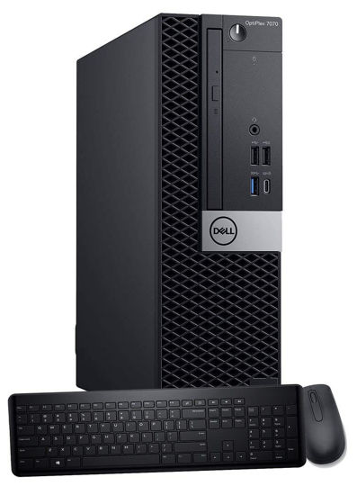 Picture of Dell OptiPlex 7070 SFF Desktop Computer PC, Intel 8 Core i7-9700 3.0GHz up to 4.70GHz,32GB DDR4 Ram New 1TB NVMe M.2 SSD,AX210 Built-in WiFi 6E,Windows 11 Pro, Wireless Keyboard & Mouse (Renewed)