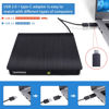 Picture of Laurensory External DVD Drive USB 3.0 Type-C USB Portable Player for Laptop CD DVD +/-RW Disk Drive CD ROM Burner Writer CD/DVD Burner Reader Compatible with Desktop Windows Linux OS Apple MacBook