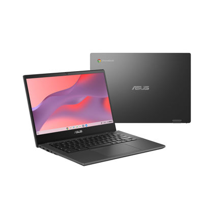 Picture of ASUS Chromebook CM14 Laptop, 14" HD Anti-Glare Display (1366x768), MediaTek Kompanio 520, 4GB RAM, 64GB eMMC, ChromeOS, Gray, CM1402CM2A-DS44, Gravity Grey