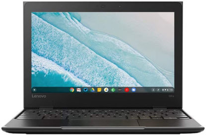 Picture of Lenovo 100E Chromebook 2ND Gen 81QB000AUS Laptop Computer, 11.6" HD (1366 X 768) Display, MediaTek MT8173C Processor, 4GB RAM, 16GB eMMC TLC SSD, Powervr GX6250, Chrome OS, Black (Renewed)
