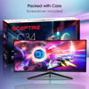Picture of Sceptre 34-Inch Curved Ultrawide WQHD Monitor 3440 x 1440 R1500 up to 165Hz DisplayPort x2 99% sRGB 1ms Picture by Picture, Machine Black 2023 (C345B-QUT168)