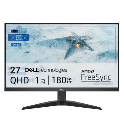 Picture of Dell G2725D Gaming Monitor - 27-inch QHD (2560x1440) up to 180 Hz, 2ms Response time, 99% RGB Display, DisplayPort/HDMI Connectivity, AMD FreeSync, Comfortview, Tilt Adjustable - Black