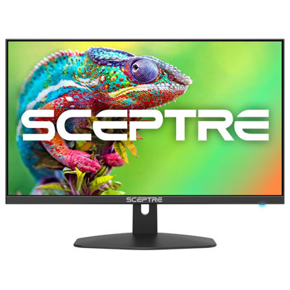Picture of Sceptre New 24-inch Gaming Monitor 100Hz 1ms DisplayPort HDMI x2 100% sRGB AMD FreeSync Build-in Speakers, Eye Care Frameless Machine Black 2024 (E248W-FW100T)