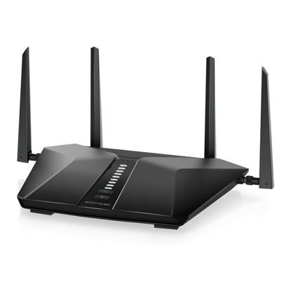 Picture of NETGEAR Nighthawk 6-Stream Dual-Band WiFi 6 Router (RAX54S) - Security Features, AX5400 Wireless Speed, Up to 5.4 Gbps, Covers up to 2,500 sq. ft., 25 Devices - 1-Year Armor Subscription Included