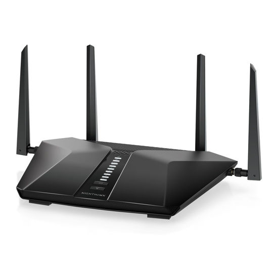 Picture of NETGEAR Nighthawk 6-Stream Dual-Band WiFi 6 Router (RAX54S) - Security Features, AX5400 Wireless Speed, Up to 5.4 Gbps, Covers up to 2,500 sq. ft., 25 Devices - 1-Year Armor Subscription Included