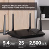 Picture of NETGEAR Nighthawk 6-Stream Dual-Band WiFi 6 Router (RAX54S) - Security Features, AX5400 Wireless Speed, Up to 5.4 Gbps, Covers up to 2,500 sq. ft., 25 Devices - 1-Year Armor Subscription Included