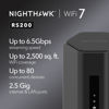 Picture of NETGEAR Nighthawk Dual-Band WiFi 7 Router (RS200) - Security Features, BE6500 Wireless Speed (up to 6.5Gbps) - Covers up to 2,500 sq. ft., 80 Devices - 2.5 Gig Internet Port