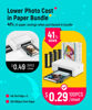 Picture of Liene 4x6'' Photo Printer, Phone Printer 100 Sheets & 3 Cartridges, Full-Color Photo, Portable Instant Photo Printer for iPhone Android, Thermal Dye Sublimation, Wi-Fi Picture Printer 100 Papers