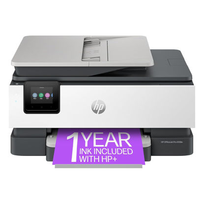 Picture of HP OfficeJet Pro 8139e Wireless All-in-One Color Inkjet Printer, Print, scan, Copy, fax, ADF, Duplex Printing Best-for-Home Office, 1 Year of Instant Ink Included