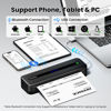 Picture of Phomemo Portable Printers Wireless for Travel, M832 Inkless Bluetooth Thermal Printer Support 8.5'' x 11'' US Letter & A4 Size, Compatible with iPhone Android Laptop for Mobile Office Home, with Case