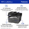 Picture of Brother MFC-L2820DW Wireless Compact Monochrome All-in-One Laser Printer with Copy, Scan and Fax, Duplex, Black & White | Includes Refresh Subscription Trial(1), Amazon Dash Replenishment Ready