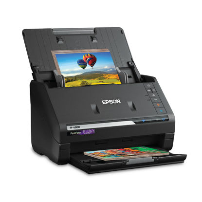 Picture of Epson FastFoto FF-680W Wireless High-Speed Photo and Document Scanning System, Black