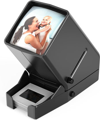 Picture of DIGITNOW 35mm Slide and Film Viewer, 3X Magnification, Battery Operation, LED Lighted Illuminated Viewing -for 35mm Slides & Positive Film Negatives(4AA Batteries Included)