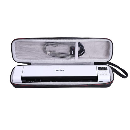 Picture of LTGEM Hard Case for Brother DS-640 / DS-740D / DS-940DW / DS-720D & Itari & HP Small USB & Canon imageFORMULA P-208II Document Scanner - Protective Carrying Storage Bag