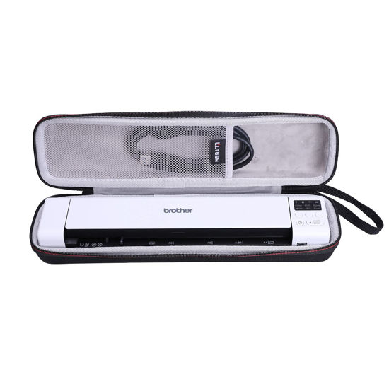 Picture of LTGEM Hard Case for Brother DS-640 / DS-740D / DS-940DW / DS-720D & Itari & HP Small USB & Canon imageFORMULA P-208II Document Scanner - Protective Carrying Storage Bag