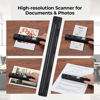 Picture of MUNBYN Portable Scanner, Photo Scanner for A4 Documents Pictures Pages Texts in 900 Dpi, Flat Scanning, Include 16G SD Card, Wand Document Reader Uploads Images to Computer Via USB Cable, No Driver