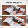Picture of MUNBYN Portable Scanner, Photo Scanner for A4 Documents Pictures Pages Texts in 900 Dpi, Flat Scanning, Include 16G SD Card, Wand Document Reader Uploads Images to Computer Via USB Cable, No Driver