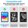Picture of ProCase 2 Pack Screen Protector for iPad 10th Generation 2022 A2696/A2757/A2777 10.9 Inch, Tempered Glass Film Guard for iPad 10 -Clear